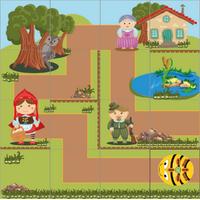 Bee-Bot and Blue-Bot Kırmızı Başlıklı Kız Matı Yerli