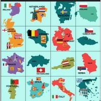 Bee-Bot and Blue-Bot Ülkeler Matı Yerli